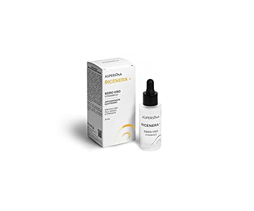 Pharmalife Research Aspersina - Rigenera+ Siero Viso Antiossidante, 30ml