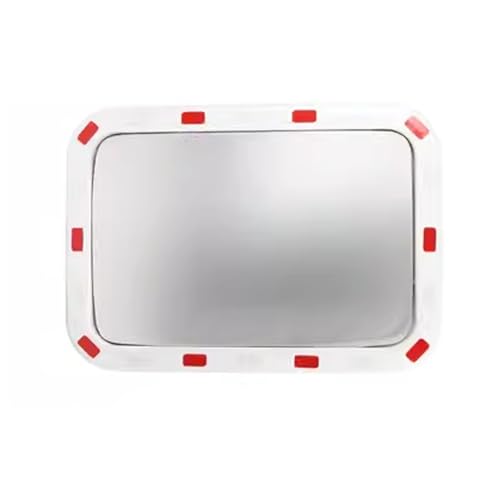 Espejo de tráfico rectangular YXWYXWA con reflectores para garajes y almacenes