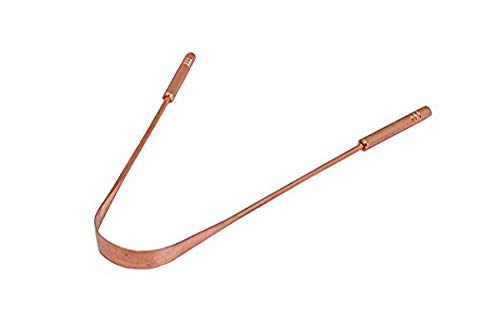 Miniatura 2 de El limpiador de lengua de cobre alivia el raspador de lengua de mal aliento para un aliento fresco para adultos