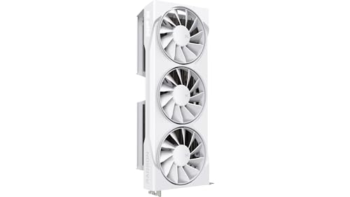 Image of XFX Swift AMD Radeon RX 9070XT Triple Fan White Gaming Edition with 16GB GDDR6 HDMI 3xDP, AMD RDNA 4 RX-97TSWF3W9