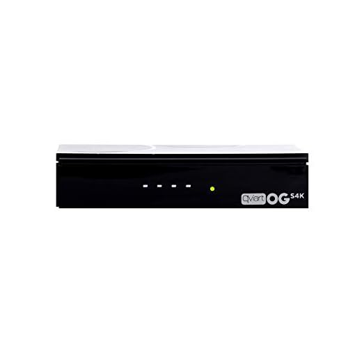 Qviart OGs 4K Receptor Satélite Multimedia Streaming Linux LAN Ott DVB-S2 Multistream Ultra Rápido UHD 2160p HDR10 HLG 10bit H.265 con QTV Online TV