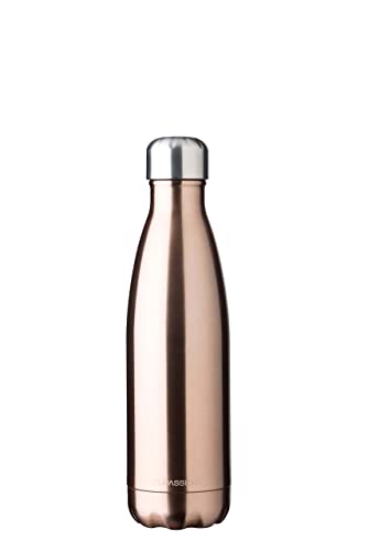 Cupassion Evi Copper Metallic - Termo de acero inoxidable al vacío 500 ml | Botella de agua |...