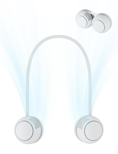 【2025年最新型】超ミニサイズ・折り畳み収納可能 首掛け ネックファン...