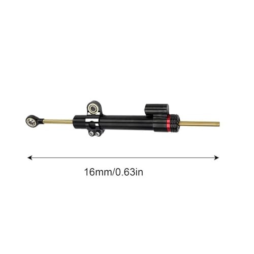 Amortisseur de direction moto réglable avec kit de support stabilisation avant