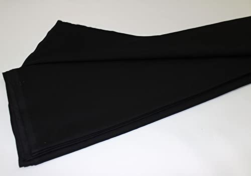 Premium Black 100% Cotton Muslin Fabric - Versatile 58" Wide Draping Textile, Perfect for Fashion, Quilting & Crafts (2 Yards) 10 Premium Black 100% Cotton Muslin Fabric - Versatile 58" Wide Draping Textile, Perfect for Fashion, Quilting & Crafts (2 Yards) - Image 9