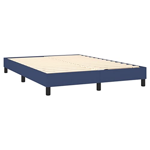 INLIFE Boxspringbett Blau 140x200 cm Stoff,Blau,22.6KG,3120522 – Bild 6
