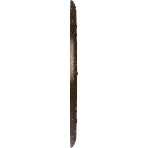 Image of Ekena Millwork CMP16BAAMB Baltimore Thermoformed PVC Ceiling Medallion (Fits Canopies up to 6 1 /2 inch), 16 inchOD x 3 1 /2 inchID x 1 inchP, Textured Metallic Mystic Brown