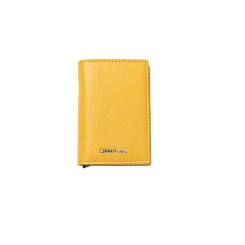 Cerruti 1881 Yellow Leather Mens Men's Wallet