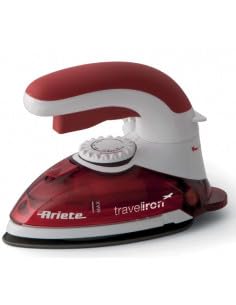 Ariete 7993 Set da viaggio composto da ferro da stiro a vapore da viaggio con manico girevole e bollitore pieghevole