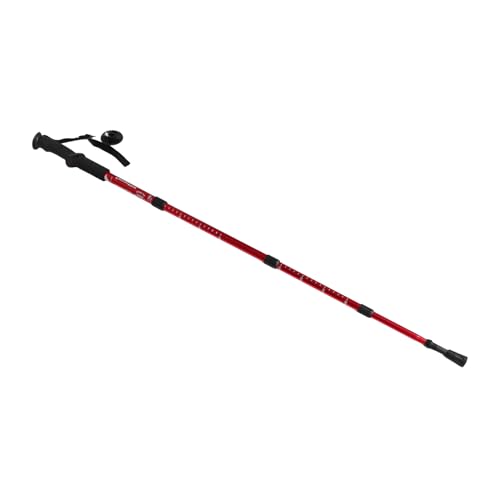 Toyvian Bastones De Trekking Elementos Esenciales para El Senderismo Bastón De Senderismo Bastones para Hombres Personal De Caminar para Mujeres Rojo Acero Al Manganeso.