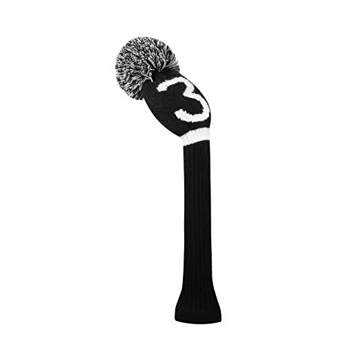Scott Edward 1PCS Knit Pom Pom Black and White...