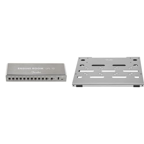 Image of Fender Engine Room LVL12 500mA Power Supply and Professional Pedal Board with Case, Small
