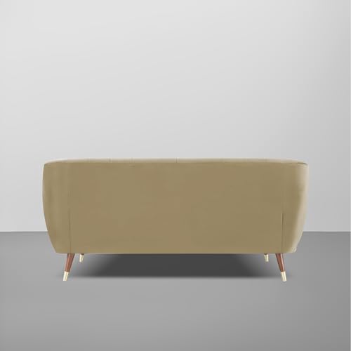 Image of Atticus 3-Seater Premium Fabric Sofa for Living Room, Office & Home (Cream) | Comfortable Modern Sofa Couch for Hall & Guest Room | Stylish Durable Furniture with 1-Year Warranty