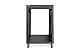 DIGITUS Universal 19-Zoll Equipment Rack - 16HE - unmontiert - Audio-Video-Zubehör - Audio-Rack - Traglast 136 kg - mit Rollen - schwarz
