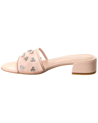 Stuart Weitzman Tammy Xtal Block Mesh & Leather Sandal2