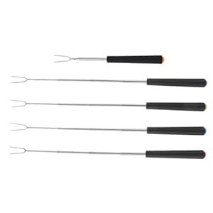 TOYANDONA 5Stücke Teleskop Grillgabeln Set