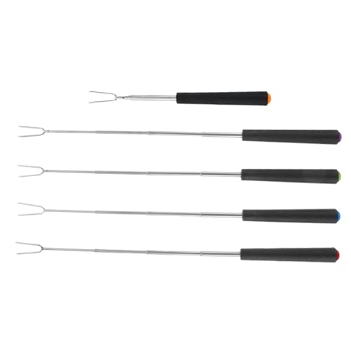 TOYANDONA 5Stücke Teleskop Grillgabeln Set