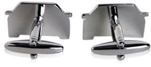 Manillas de lujo Cuff-Daddy tono oro y plata para caballero miniatura 4