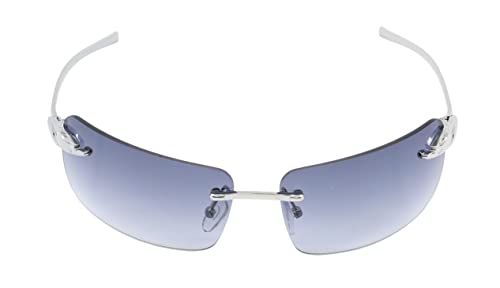 Rimless Sunglasses Fashion Rectangle Tinted Lens Eyewear 90S Glasses Style Retro Design Square Frames Clear Metal Art Vintage2