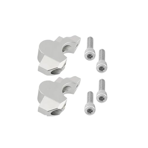 Adaptador elevador de manillar plata para X-ADV750 2016-2025 de aleación duradera