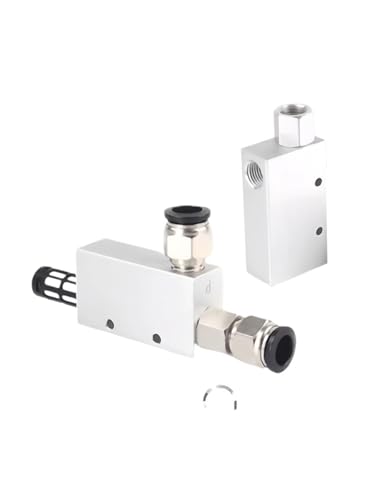 Generador de vacío CV/RV-10HS - Válvula de presión negativa de succión grande - Presostato neumático negativo (CV-20 + 8 mm)