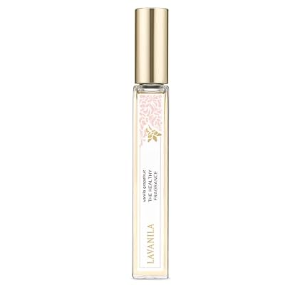 LAVANILA Vanilla Grapefruit Perfume for Women, Travel Size Roller 0.32 Fl Oz Clean Vanilla Perfume, Long Lasting Womens Eau de Parfum with Madagascar Vanilla Natural Fragrance, Womens Fragrances