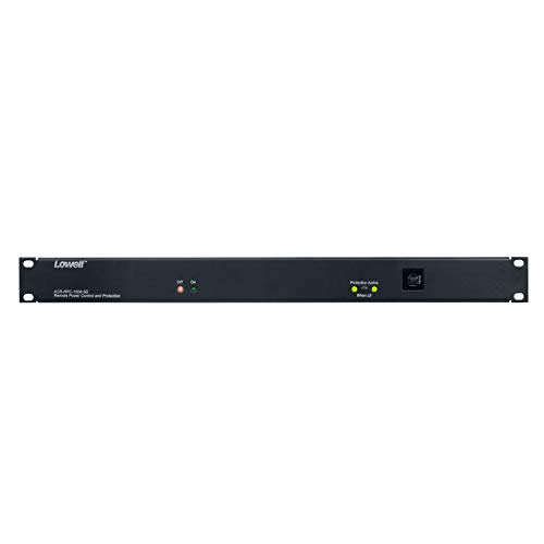 Lowell ACR-RPC-1508-SD PDU with 8 (15A) Outlets, Surge Suppression, Remote Circuitry; 8 Outlets: 2 Rear Un-Switched, 6 Rear Switched; 120VAC, 60Hz, 15A; Surge Protection to 40,000A
