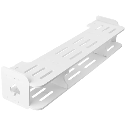 現代の壁に取り付けられた棚寝室の収納スペース節約加工木製ルーターと簡単な設置のフローティング棚小さなスペース用