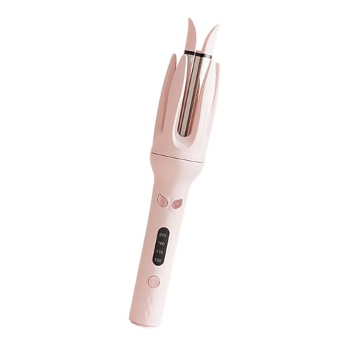 Image of Bnf 28mm Automatic Hair Curler Self Rotating Curling Iron for Ladies Girls Women pink Health & Beauty Hair Care & Styling Straightening & Curling Irons