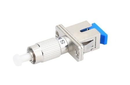Adaptateur fibre optique SC/ST/FC/LC - Simple/Multimode femelle vers mâle SM 9/125 Connecteur hybride pour réseau fiable(FC-SC SM)