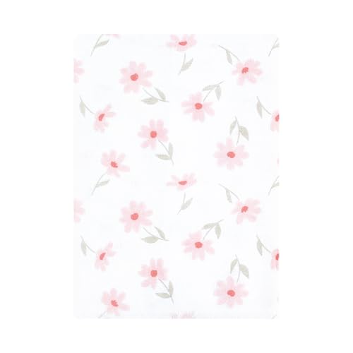 Image of Hudson Baby Unisex Baby Flannel Burp Cloth 12pk, Pink Honey Bunny, One Size