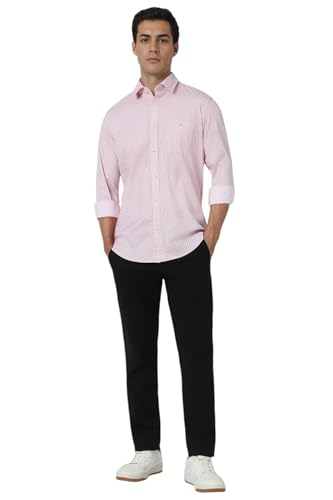 Image of Van Heusen Casual Printed Shirt for Men| Premium Cotton| Full Sleeves| Slim Fit |Breathable Fabric