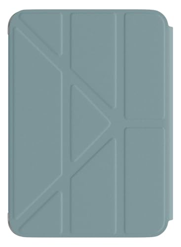 【MagEasy】 iPad mini 7 mini6 対応 ケース 手帳型 5WAY スタンド付き 保護 カバー 合成 皮 革 case 動画視聴 タイピング スタンド [ iPad mini7 2024 iPadmini 6 アイパッドミニ 対応 ] FACET エクスブルー