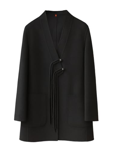Manteau élégant en laine double face pour vos soirées et rendez-vous professionnels
