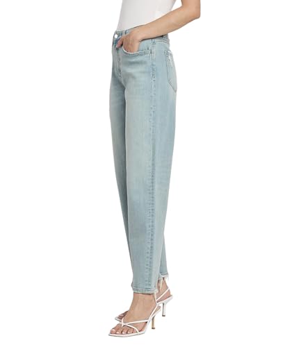 Flying Monkey High Rise Ankle Barrel Jeans F57204