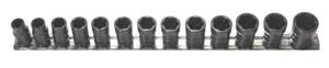 H.b. Products Inc TSCS3813B 13 Piece 3/8 Drive Shallow Turbo Socket Set Sae And Met.