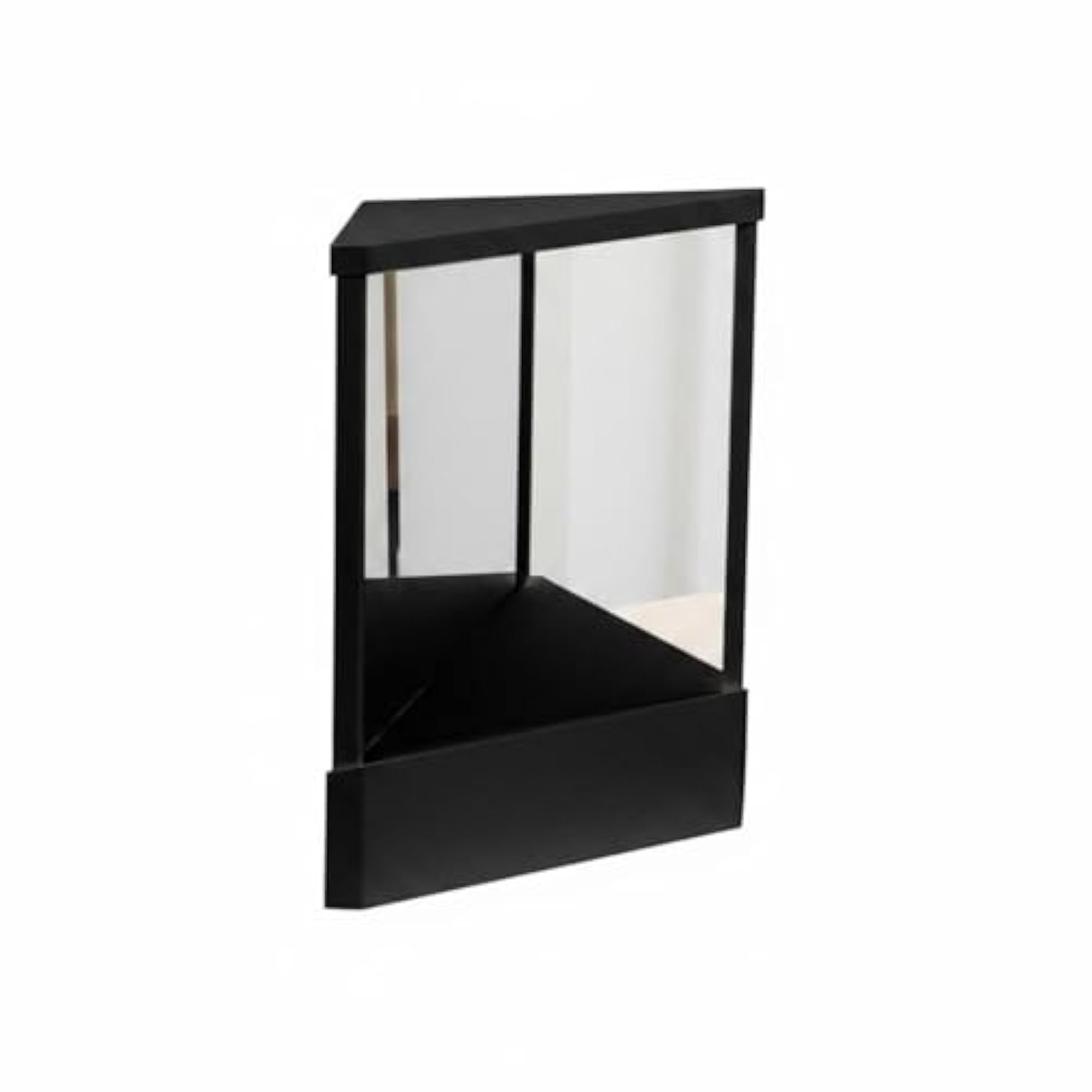 Large Non-Reversing Dressing Table Mirror, Black Design