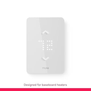 Mysa Smart Thermostat LITE - Line Voltage Electric Baseboard Heater Thermostat 120V/240V | DIY Install | HomeKit, Alexa, Google | Wi-Fi Programmable | App Control