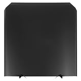 Flame Genie FGFB2727 Fireback, Stainless Steel Painted Black, Adjustable Installation, Protects Firebox, 27' x 27'