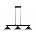 Z-Lite 3 Light Billiard Light 152MB-MMB, Black, 8.00x46.00x14.00