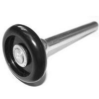 Roulette de porte de garage silencieuse en nylon noir pour supprimer les grincements lot de 10