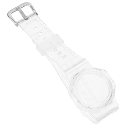 Correa para Airtag de silicona transparente ideal para cuidar a niños en el parque