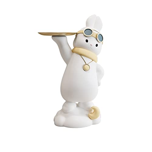 Ornements décoratifs modernes et sculptures de sol avec plateau, idée cadeau idéal