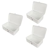 Boîte à outils avec serrure : avec sa conception polyvalente, cette boîte à outils est parfaite pour une large gamme d'articles, y compris de la papeterie, des fournitures d'artisanat et de petits outils, boîte à outils verrouillable