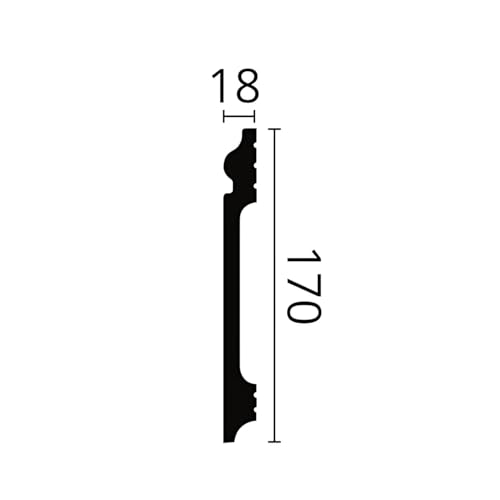Plinthe haute densité FL17 WALLSTYL antichoc et résistante à l'eau - 5