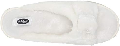 Dr. Scholl's Shoes Women's Staycay OG Slipper, Tofu Faux Fur, 8 | Image 4
