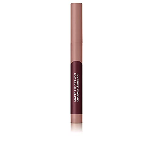 L'Oreal Paris Infallible Very Matte Lip Crayon Lipstick, Smudge Proof, Nude Lipstick, 116 Cherryfic, 1 kg