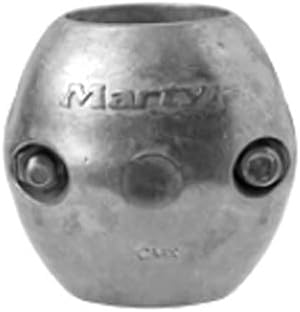 Martyr CMX02S - 0.875" D Zinc Barrel Collar Shaft Anode With Slotted Screw