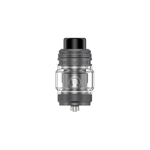 Geekvape Z Fli Tank Precise Airflow Control Flip Top Cap E-Liquid Refilling Leak-Proof Long Lasting Exceptional Flavour 2ml Cartridge No Nicotine (Gunmetal)