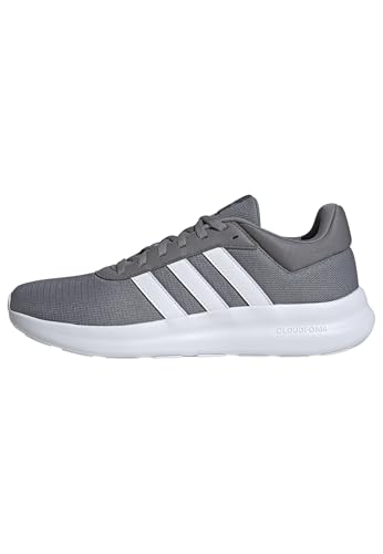 adidas Herren LITE Racer 4.0 Shoes, Grey Three/Cloud White/Cloud White, 42...